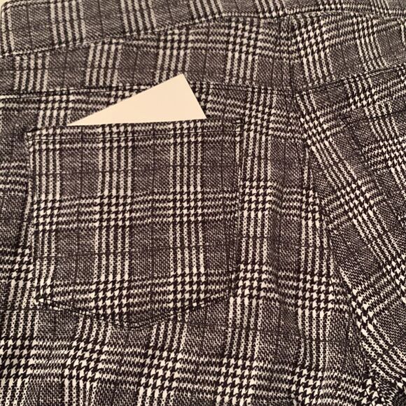 Seven7 Women’s Dandy Plaid Pull On Gray Legging Size M - Picture 9 of 13